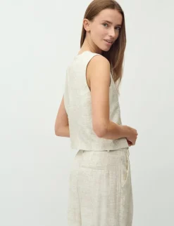 mbym Flavio-M Vest - Sand beige Sale