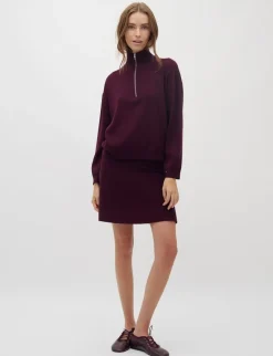 mbym Folami-M Striknederdel - Vinrød winetasting Clearance