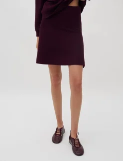 mbym Folami-M Striknederdel - Vinrød winetasting Clearance