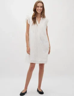 mbym Gemala Long-M Kjole - Hvid white