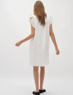 mbym Gemala Long-M Kjole - Hvid white