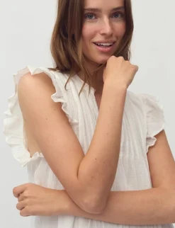 mbym Gemala X-long-M Kjole - Hvid white Discount