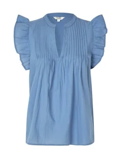 mbym Gemala-M Top - Blå blue Discount