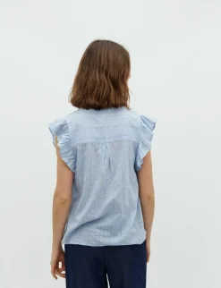 mbym Gemala-M Top - Lyseblå light blue Best