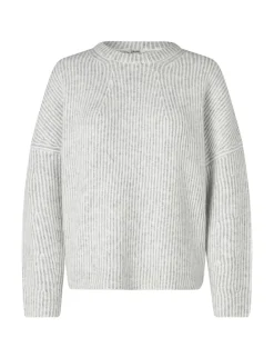 mbym Gillian Contrast-M Strik - Lysegrå light grey