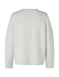 mbym Gillian Contrast-M Strik - Lysegrå light grey