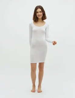 mbym Hanna GG Basic Kjole - Hvid white Clearance