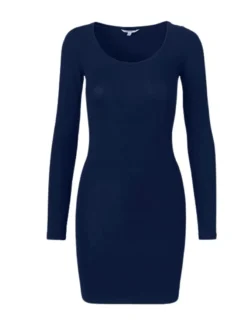 mbym Hanna GG Basic Kjole - Mørkeblå Dark Blue Clearance
