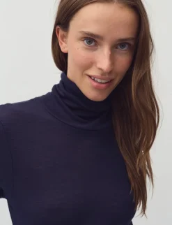 mbym Ina GG Basic Bluse - Blå blue Discount