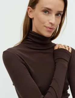 mbym Ina-M Basic Bluse - Brun brown Online