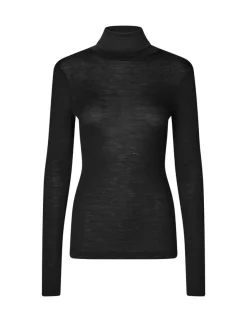 mbym Ina-M Basic Bluse - Sort black Discount