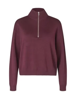 mbym Joely-M Striktrøje - bordeaux New