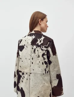 mbym Josse-M Cow Frakke - print Discount