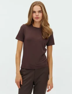 mbym Julie-M GG T-shirt - Mørkebrun Dark Brown New