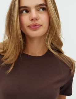 mbym Julie-M GG T-shirt - Mørkebrun Dark Brown New