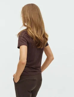 mbym Julie-M GG T-shirt - Mørkebrun Dark Brown New