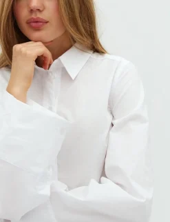 mbym Kaloni-M Skjorte - Hvid white Outlet