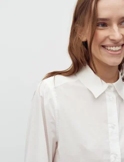 mbym Kaloni-M Skjorte - Hvid white Outlet