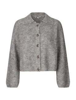 mbym Larya-M Cardigan - Grå grey Hot