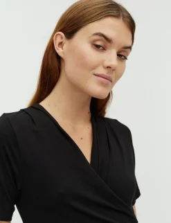 mbym Lione SS-M Bodystocking - Sort black Online