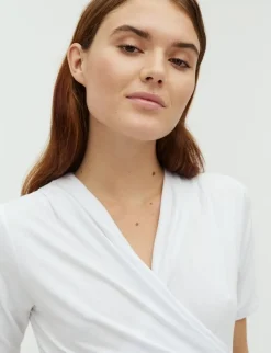 mbym Lione SS-M Bodystocking - Hvid white