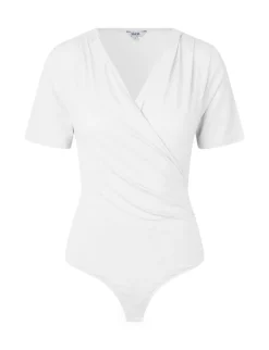 mbym Lione SS-M Bodystocking - Hvid white