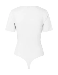 mbym Lione SS-M Bodystocking - Hvid white