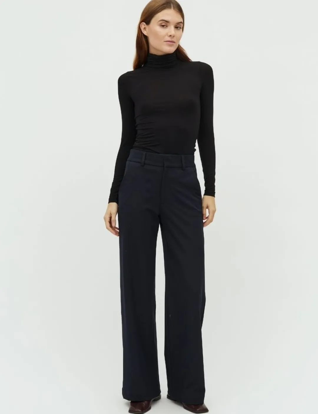 mbym Lucy-M Kikko Bukser - Mørkeblå Dark Blue Outlet