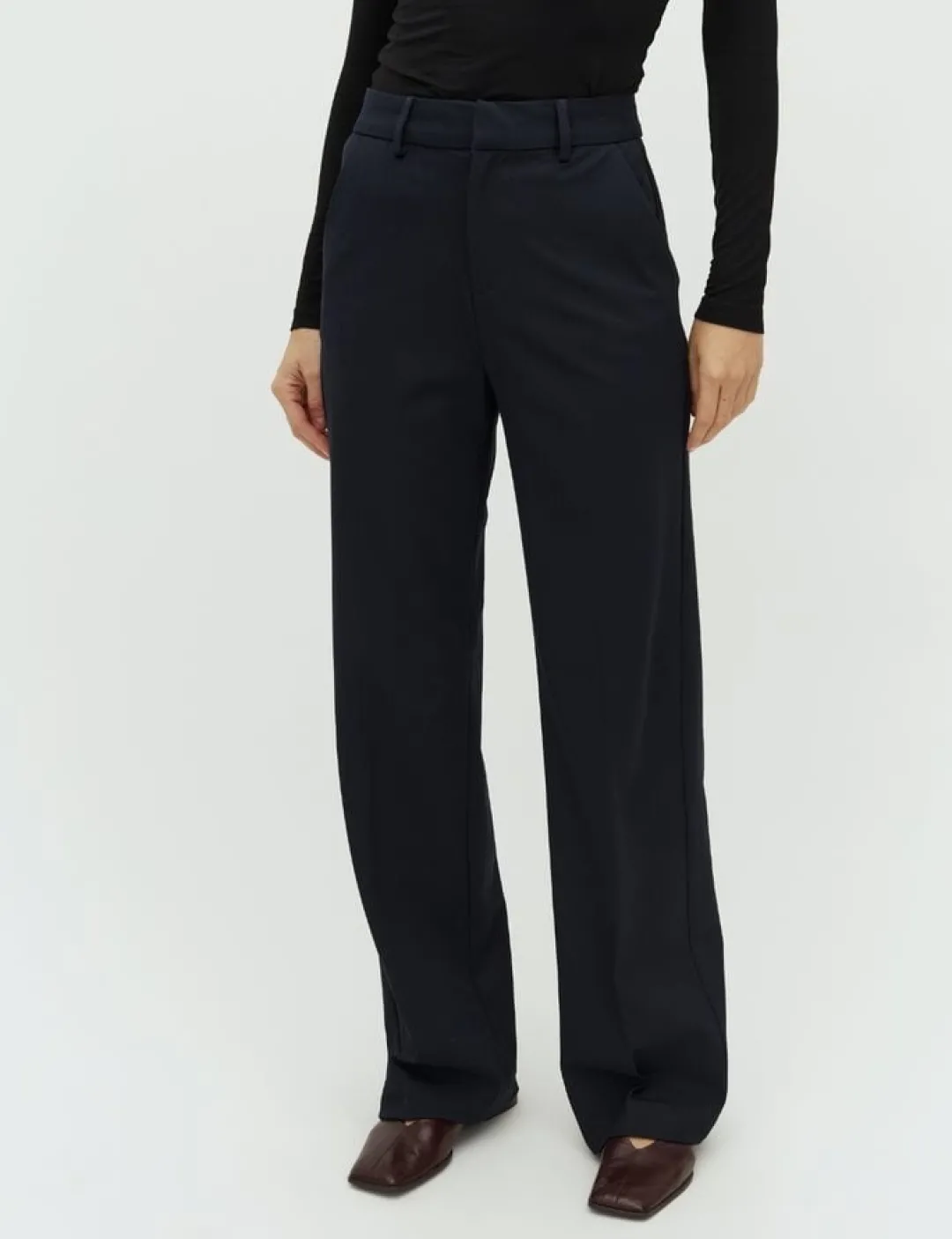 mbym Lucy-M Kikko Bukser - Mørkeblå Dark Blue Outlet