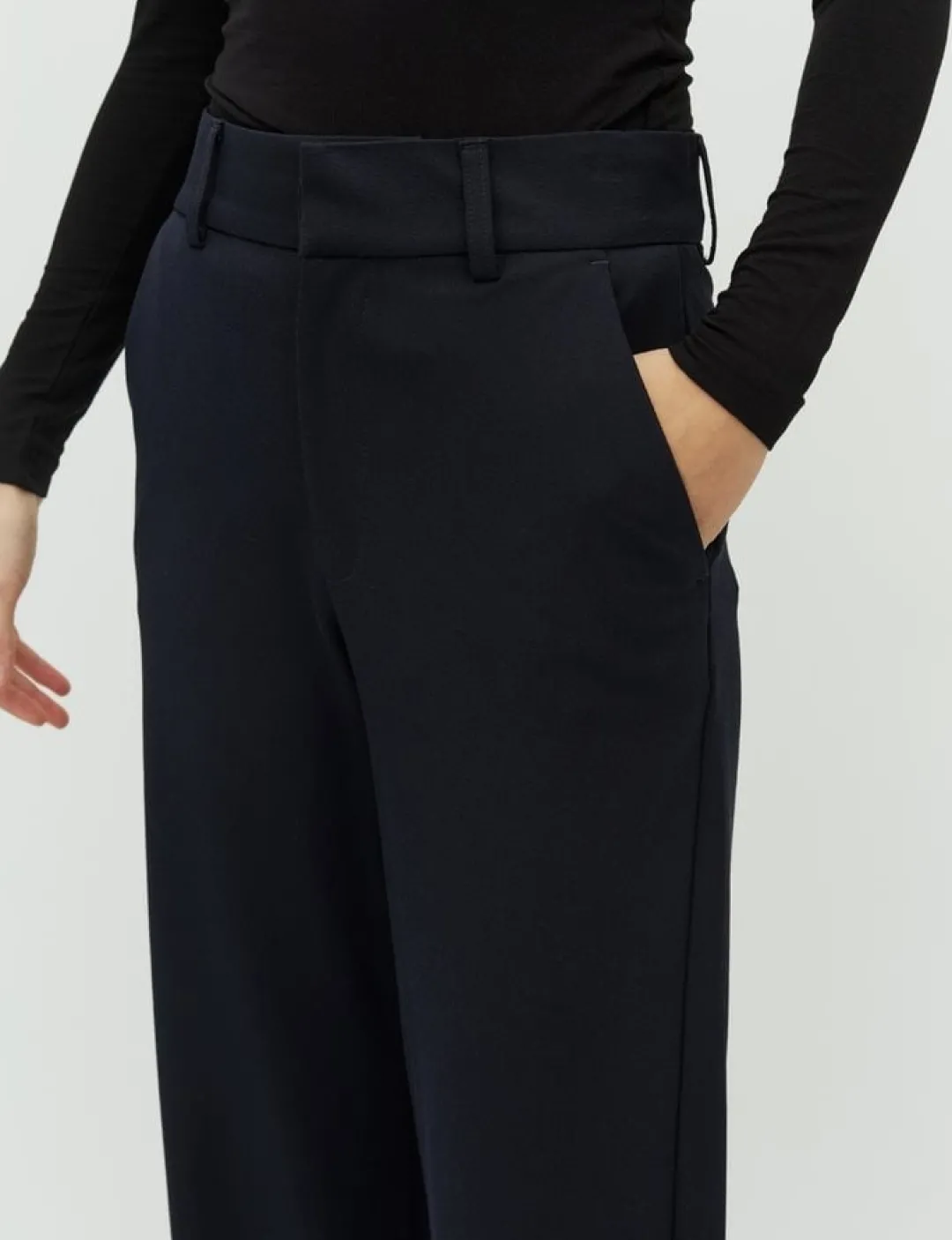 mbym Lucy-M Kikko Bukser - Mørkeblå Dark Blue Outlet