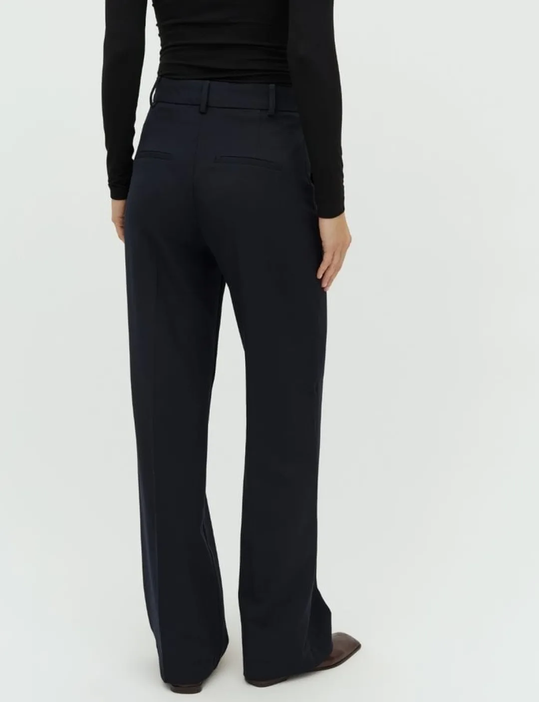 mbym Lucy-M Kikko Bukser - Mørkeblå Dark Blue Outlet