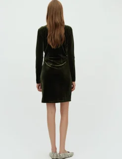 mbym Madena Kjole - Grøn green Online