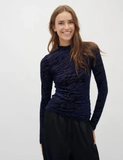 mbym Magen-M Zeriba Top - Mørkeblå Dark Blue Online