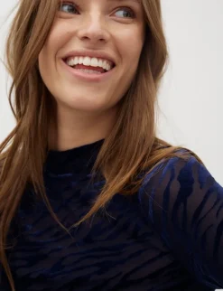 mbym Magen-M Zeriba Top - Mørkeblå Dark Blue Online