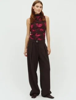 mbym Marceline-M Top - Mørkebrun Dark Brown Best