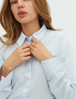 mbym Nura-M Skjorte - Lyseblå light blue Best