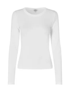 mbym Otis LS-M Top - Hvid white Sale
