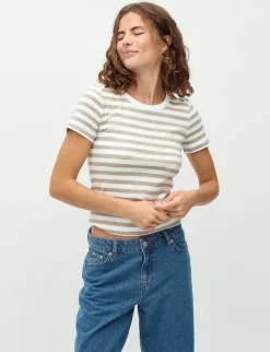 mbym Otis-M T-Shirt - Stribet striped Online