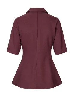 mbym Peplina-M Bluse - bordeaux Best
