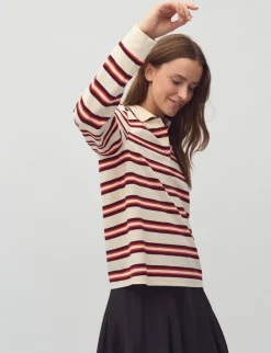 mbym Polla-M Poloshirt - Stribet striped Clearance