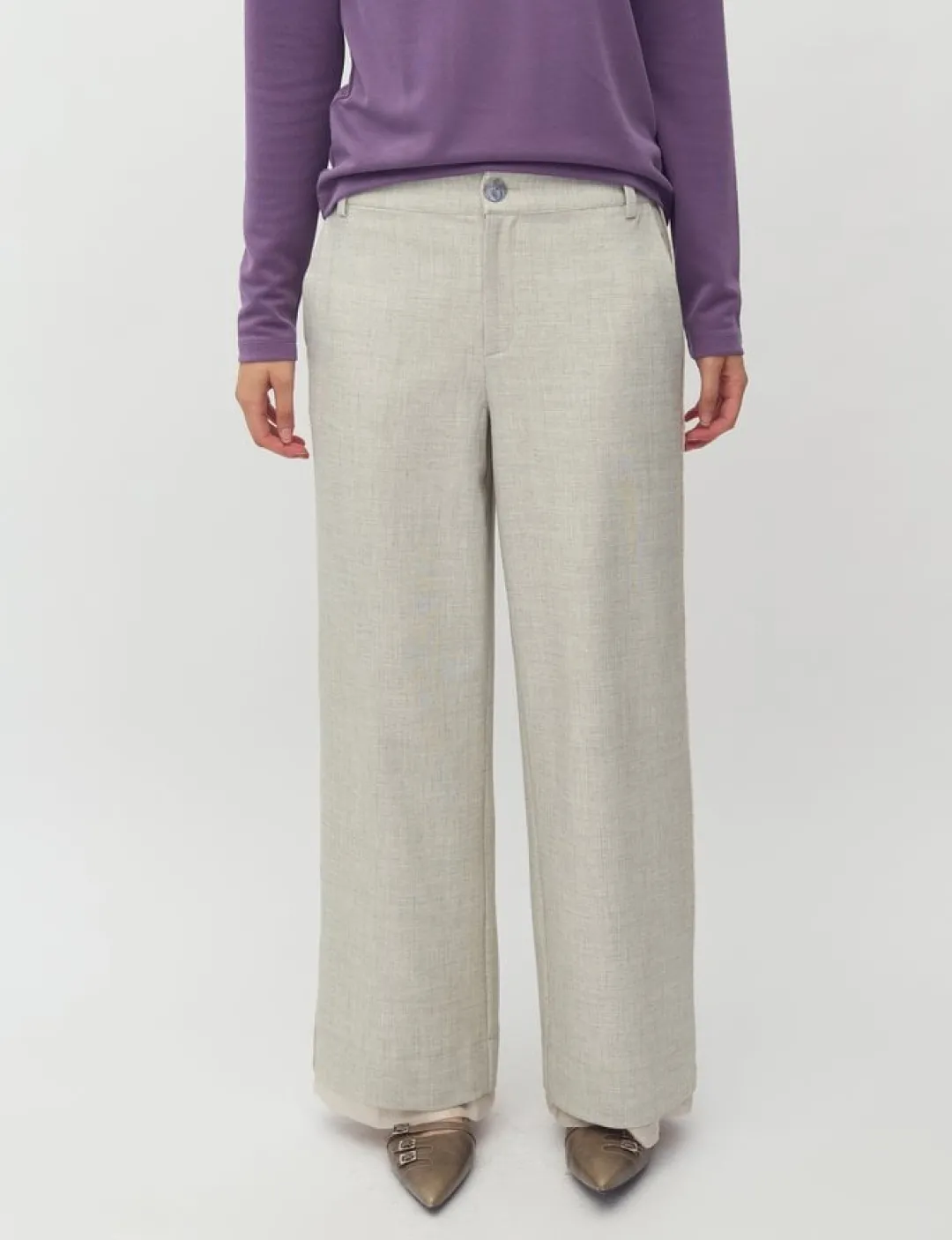 mbym Rasina-M Bukser - Sand beige Discount