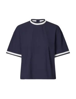 mbym Rimaya-M T-shirt - Mørkeblå Dark Blue New