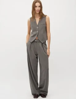 mbym Rosalyn-M Bukser - Grå grey Outlet