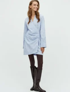 mbym Saffira-M Kjole - Stribet striped Clearance