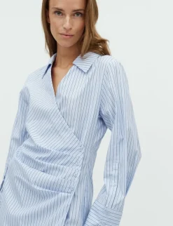 mbym Saffira-M Kjole - Stribet striped Clearance