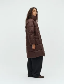 mbym Seraphina Long-M Jakke - Brun brown Hot