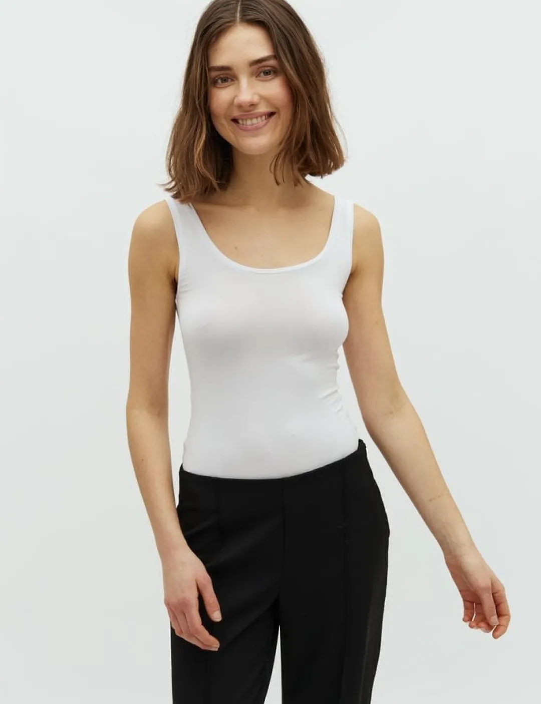 mbym Sina GG Basic Top - optical white Best