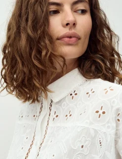 mbym Sonja-M Skjorte - Hvid white Outlet