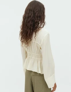 mbym Taneil LS-M Bluse - Gul yellow Sale