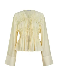 mbym Taneil LS-M Bluse - Gul yellow Sale